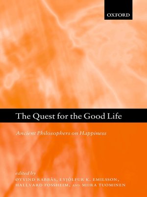 cover image of The Quest for the Good Life